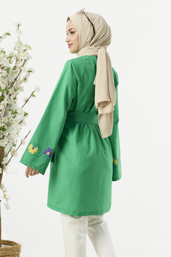 10161-YESIL Ceket