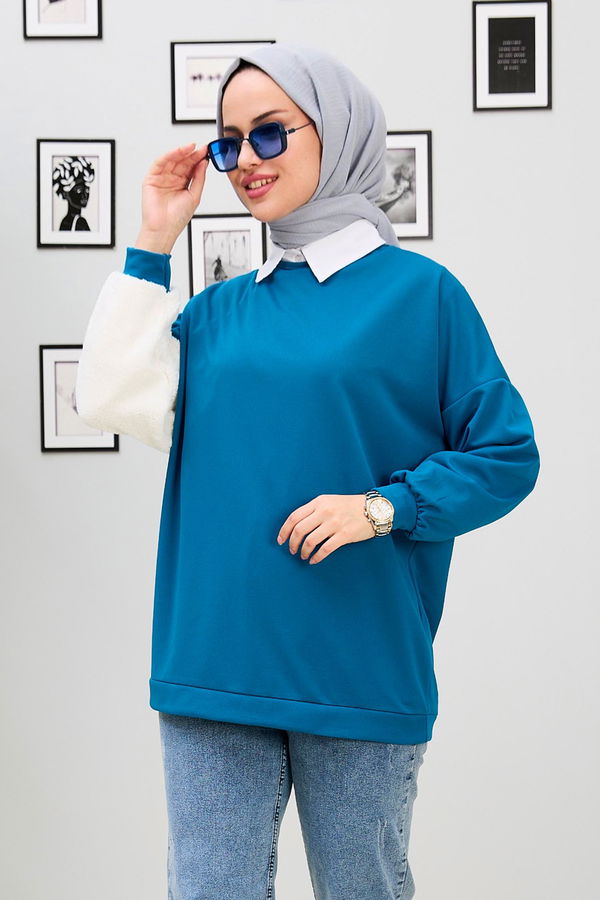 11037-INDIGO Sweat