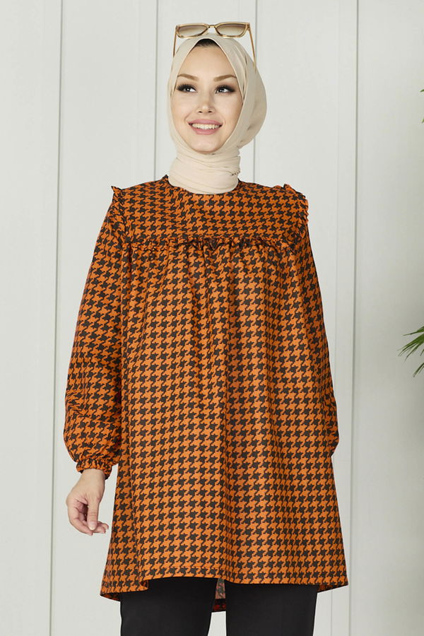 11076-ORANJ Tunik