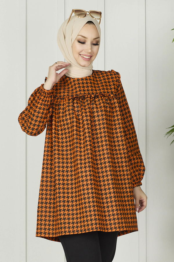 11076-ORANJ Tunik