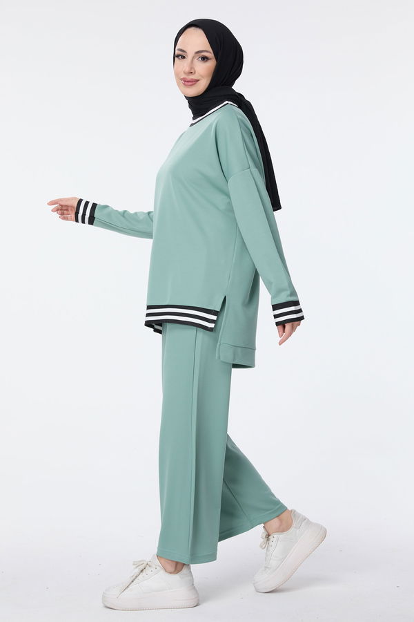 11321-MINT Tunik Pantolon