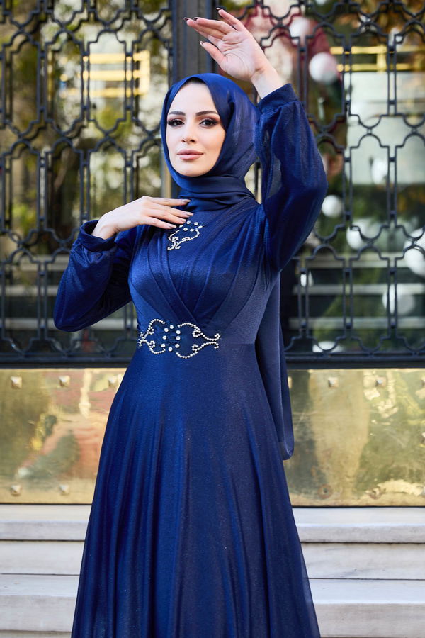 Abiye Lacivert - 11365