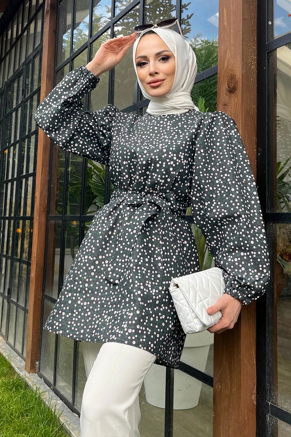 11549-SIYAH Tunik