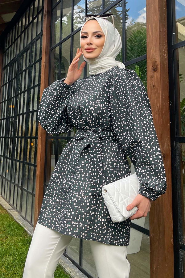 11549-SIYAH Tunik