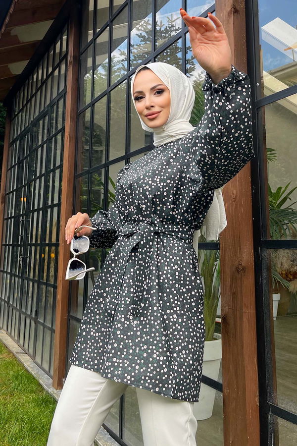 11549-SIYAH Tunik