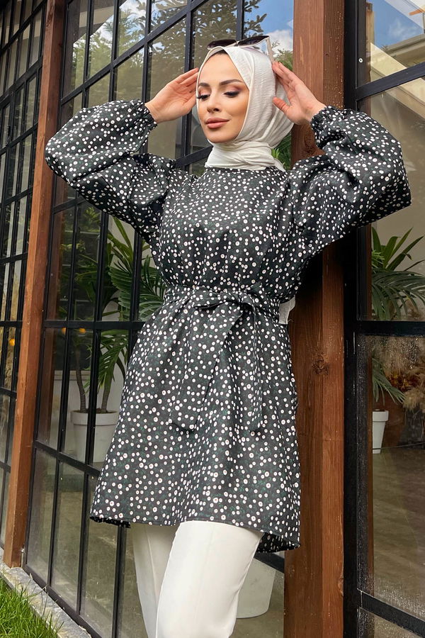 11549-SIYAH Tunik