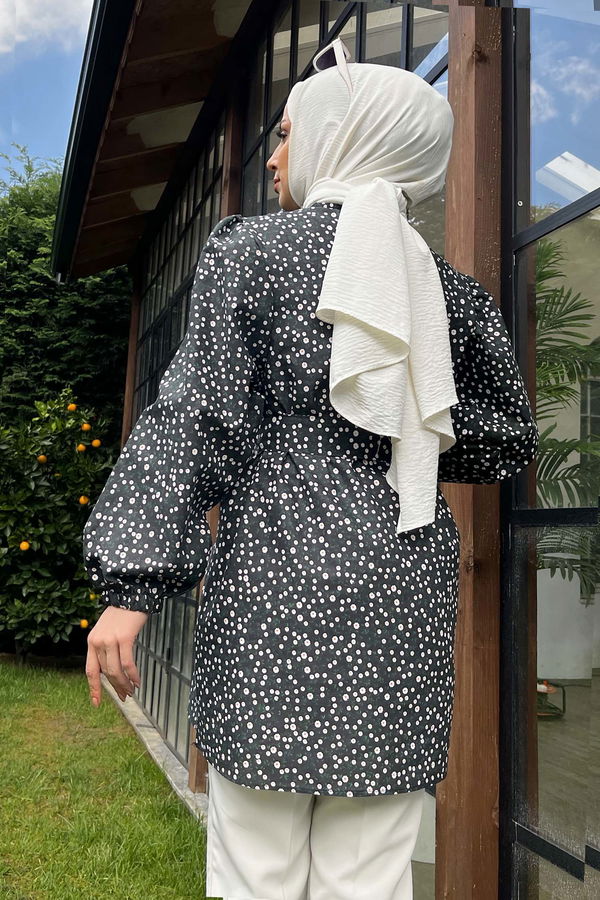 11549-SIYAH Tunik