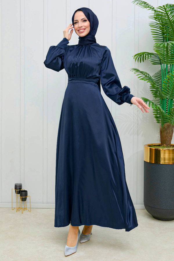 Abiye Lacivert - 11635