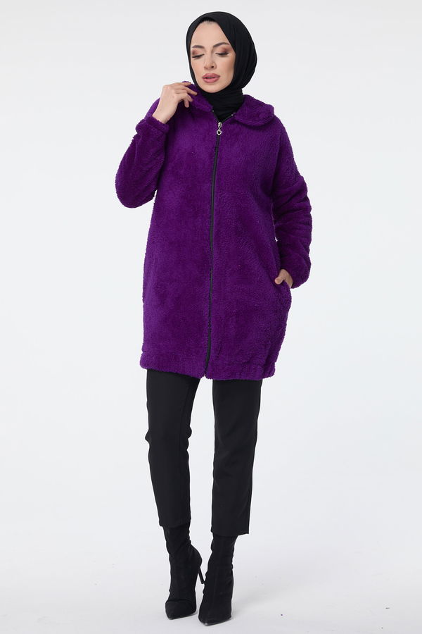 Peluş Mont Mor - 13009