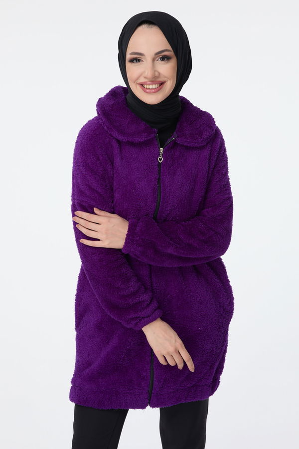 Peluş Mont Mor - 13009