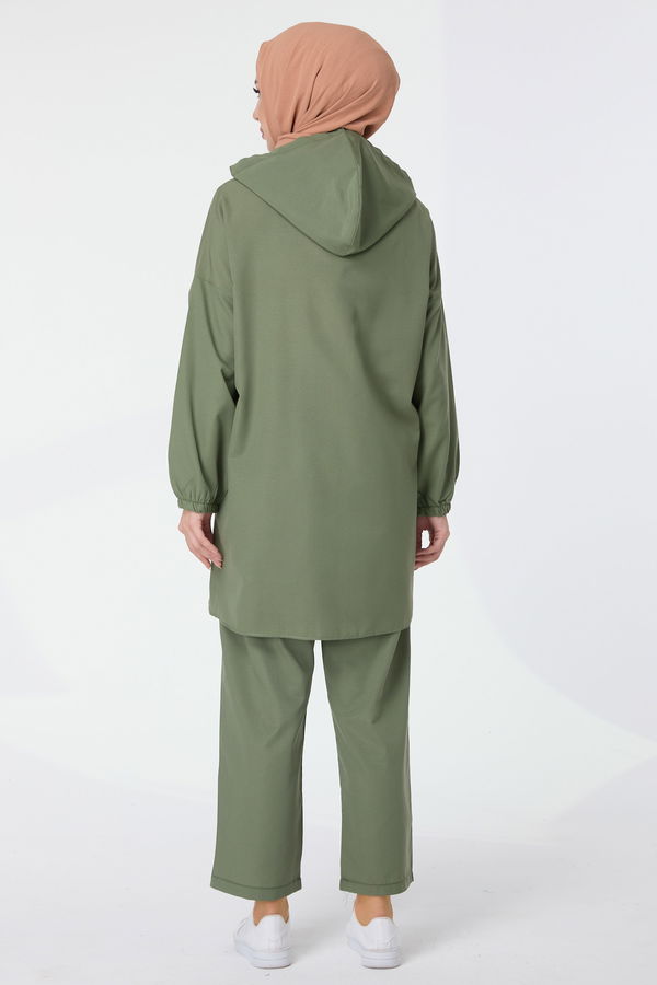 13020-HAKI Tunik+Pantolon