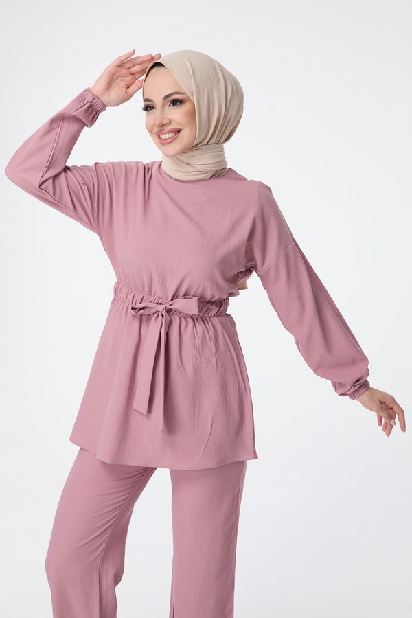 13058-GUL Tunik Pantolon