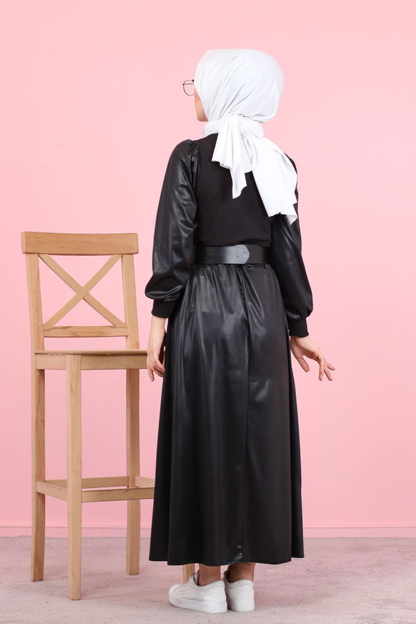 2 pieces Blouse Skirt Combine black - 1348