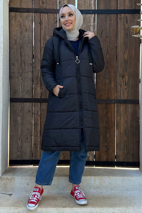 21310-SIYAH Şişme Mont