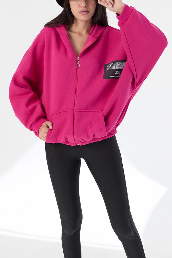 21380-FUSYA Kapsonlu Sweat