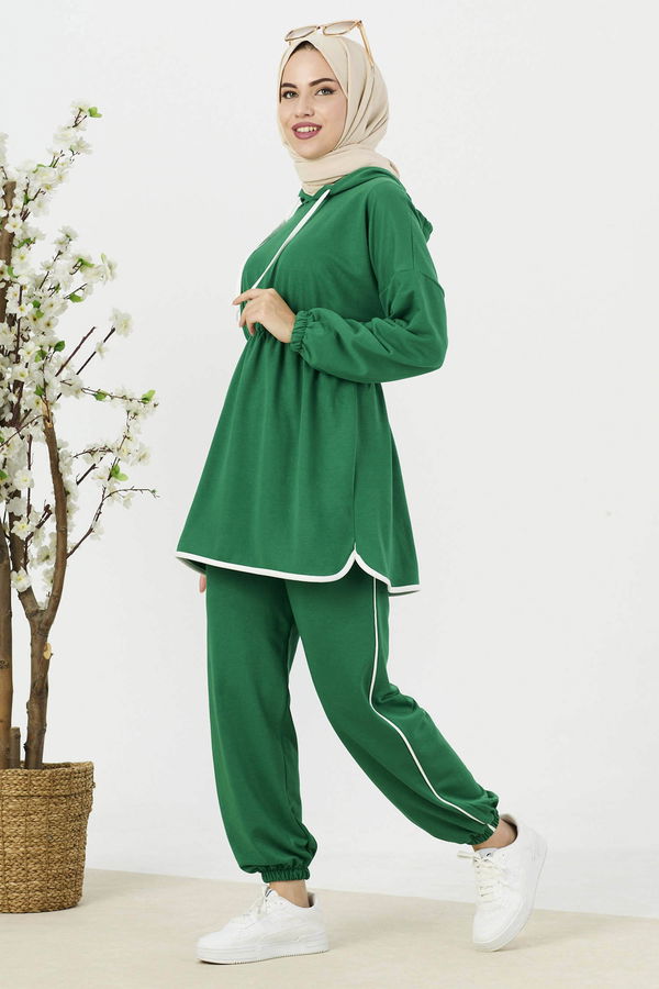 21675-YESIL Eşofman Takımı