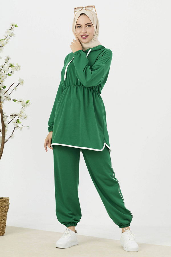 21675-YESIL Eşofman Takımı