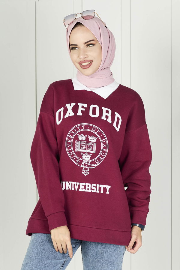 21760-BORDO Sweat