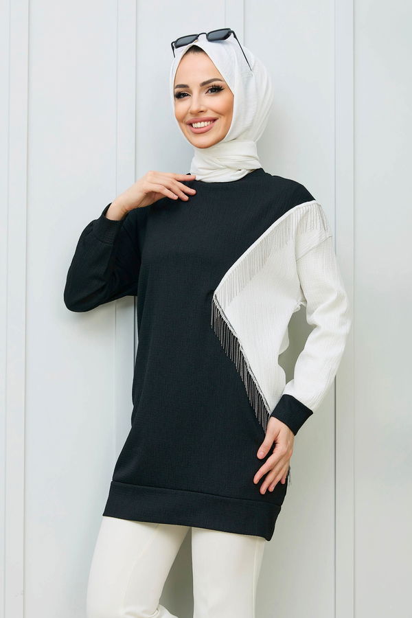 21947-SIYAH Tunik