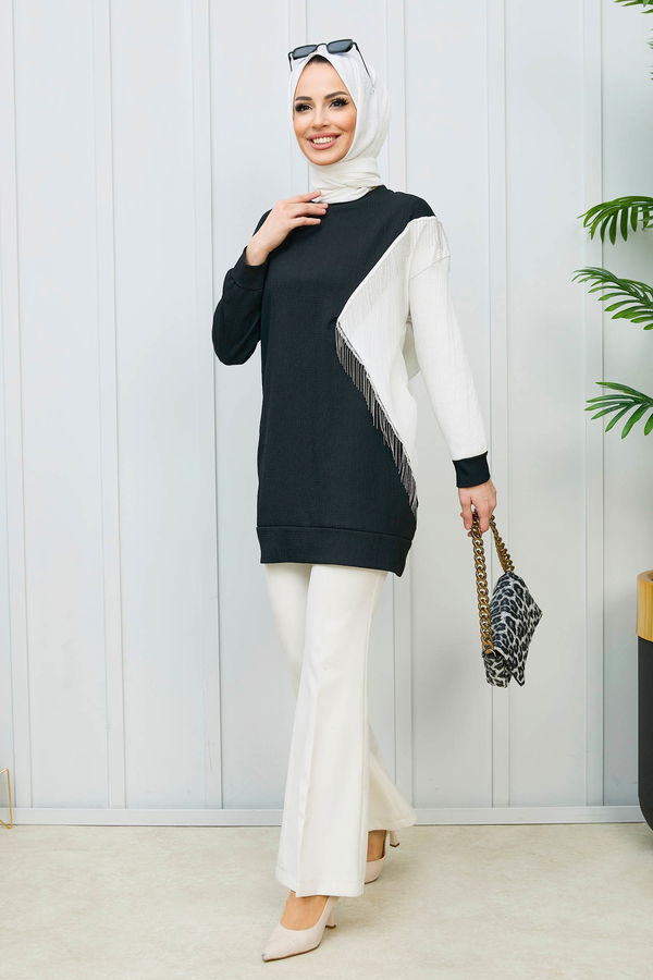 21947-SIYAH Tunik