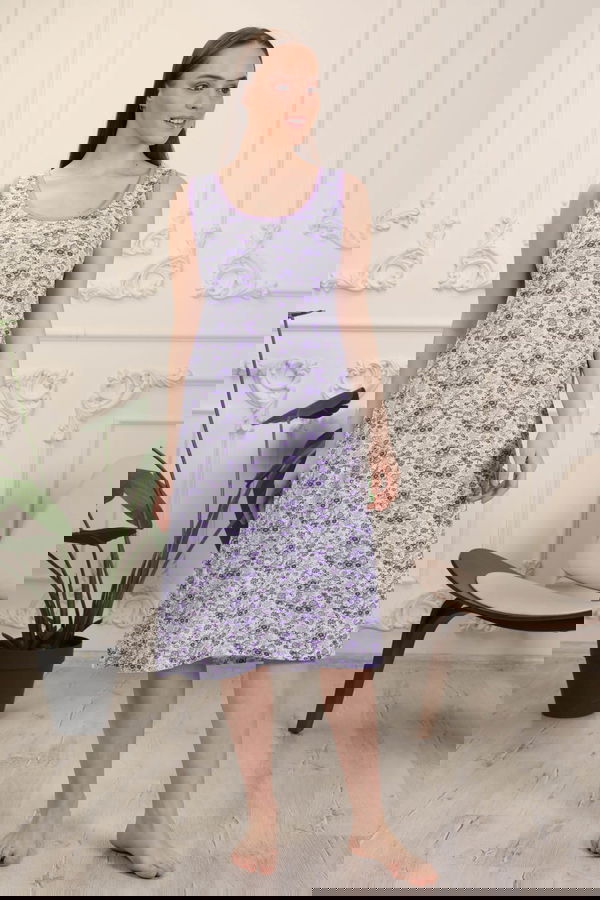 22327-LILA Gecelik