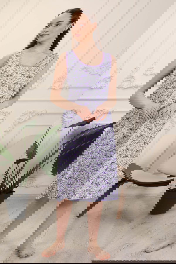 22327-LILA Gecelik