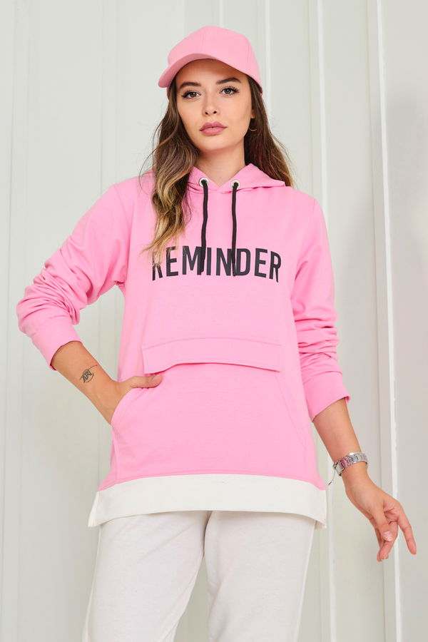 23040-PEMBE Sweat