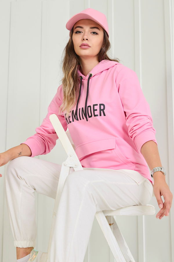 23040-PEMBE Sweat