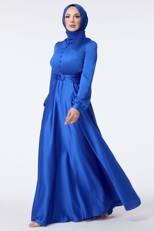 Abiye Elbise Saks - 23427