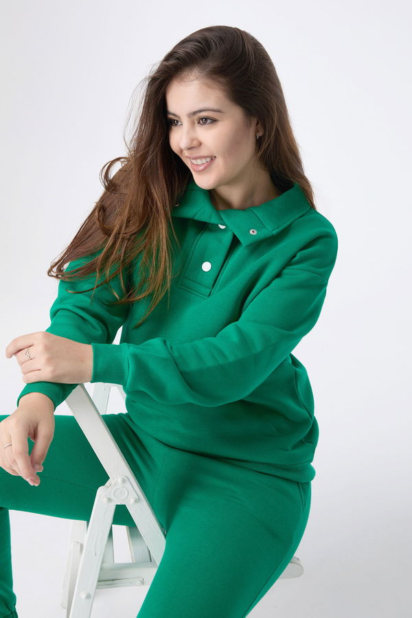 23468-YESIL Eşofman Takımı