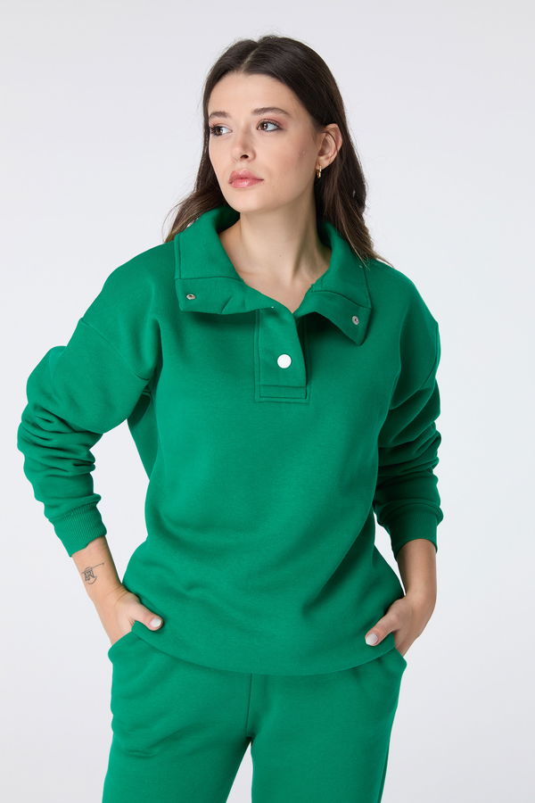 23468-YESIL Eşofman Takımı