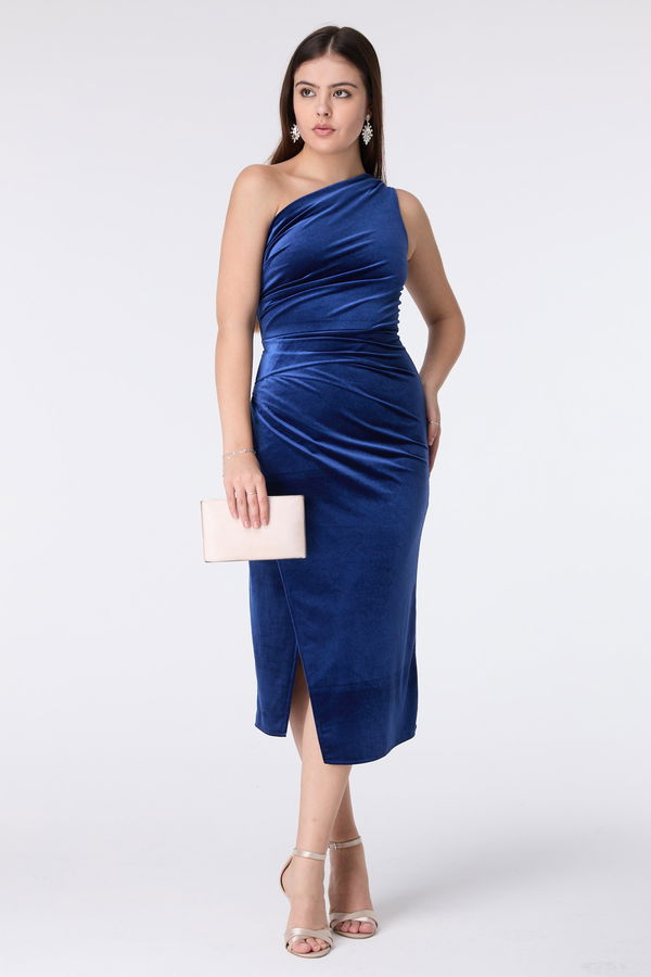 Abiye Elbise Lacivert - 23473