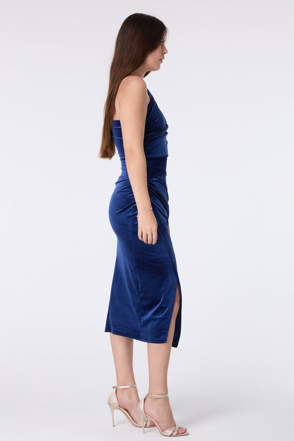 Abiye Elbise Lacivert - 23473