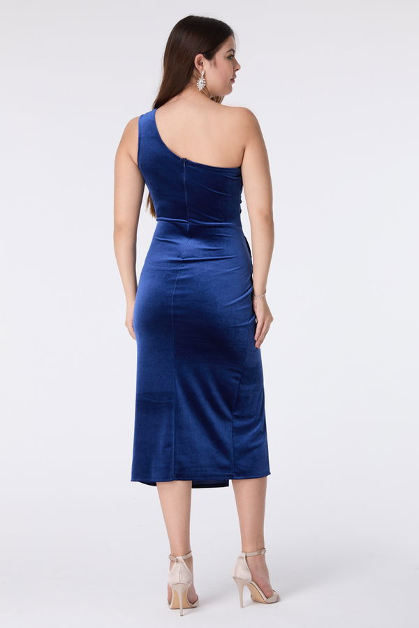 Abiye Elbise Lacivert - 23473