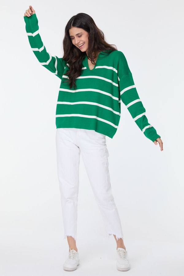 Triko Kazak Yesil - 23633