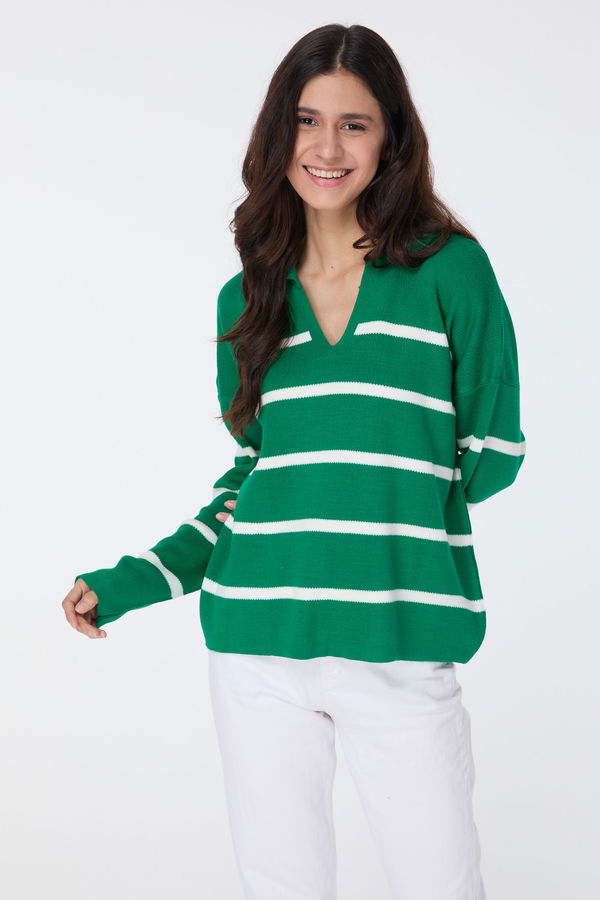 Triko Kazak Yesil - 23633