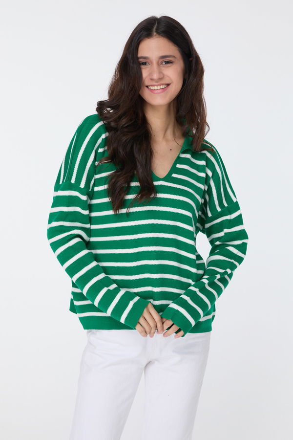 Triko Kazak Yesil - 23634