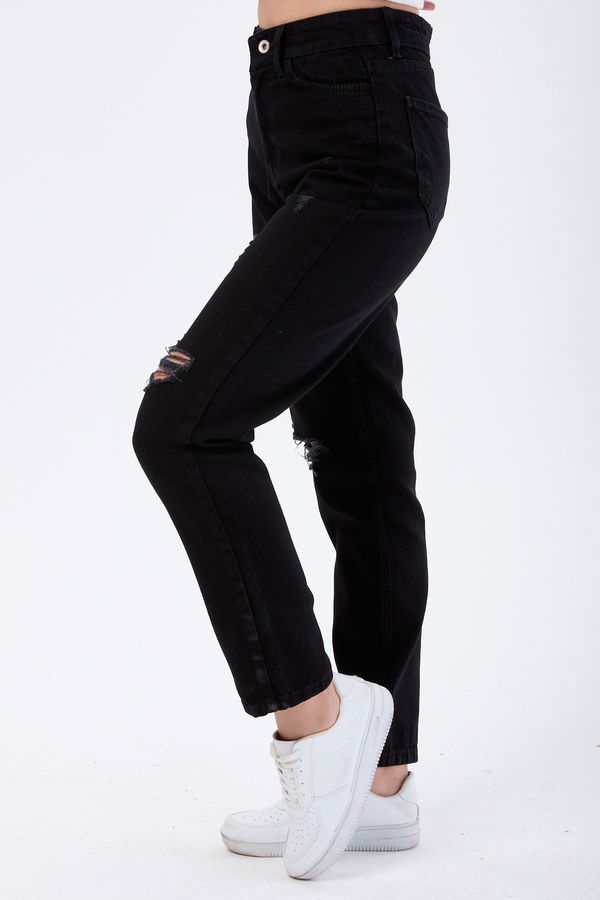 Mam Jeans Lazer Kesim Siyah - 23813