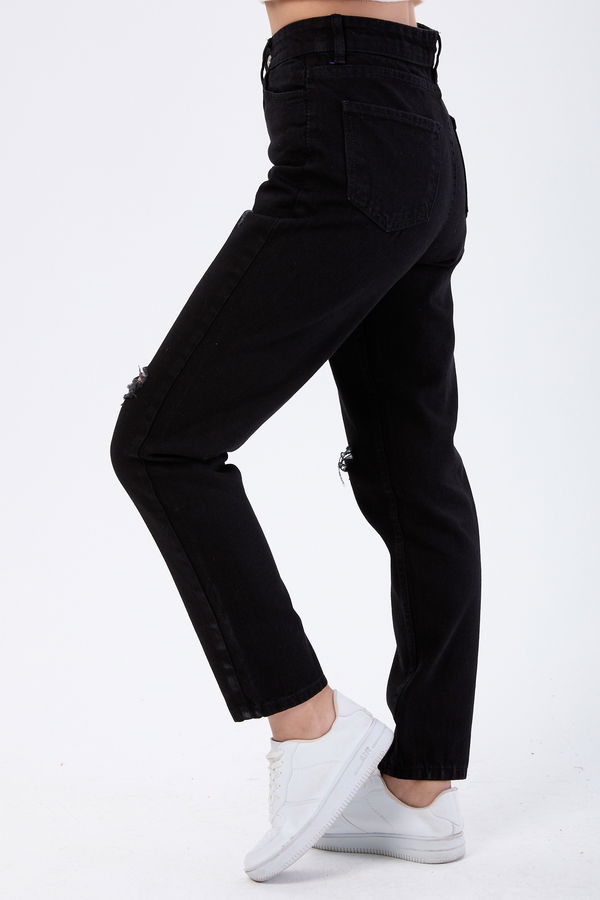 Mam Jeans Lazer Kesim Siyah - 23813