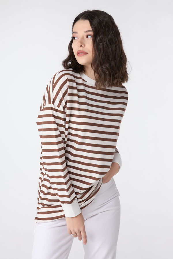 Çizgili Tunik Taba - 23891