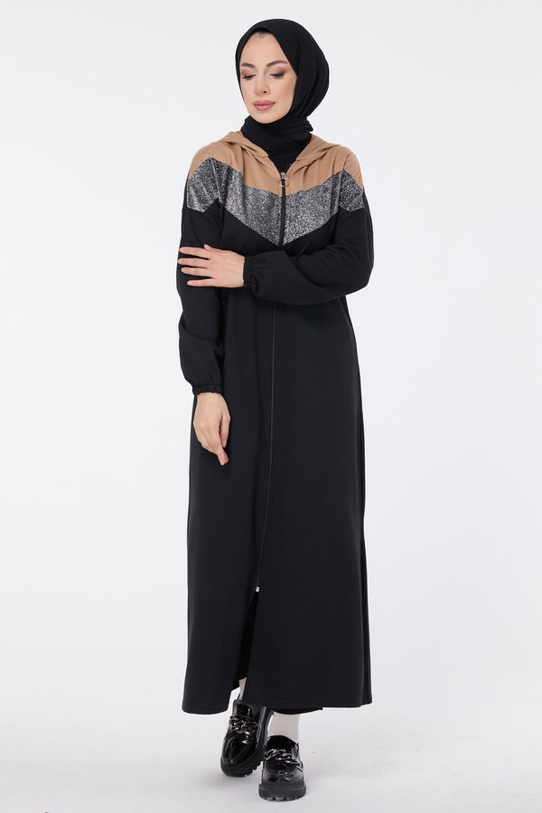Ferace Siyah Vizon - 3088