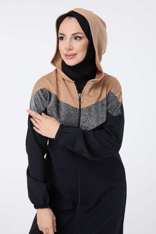 Ferace Siyah Vizon - 3088