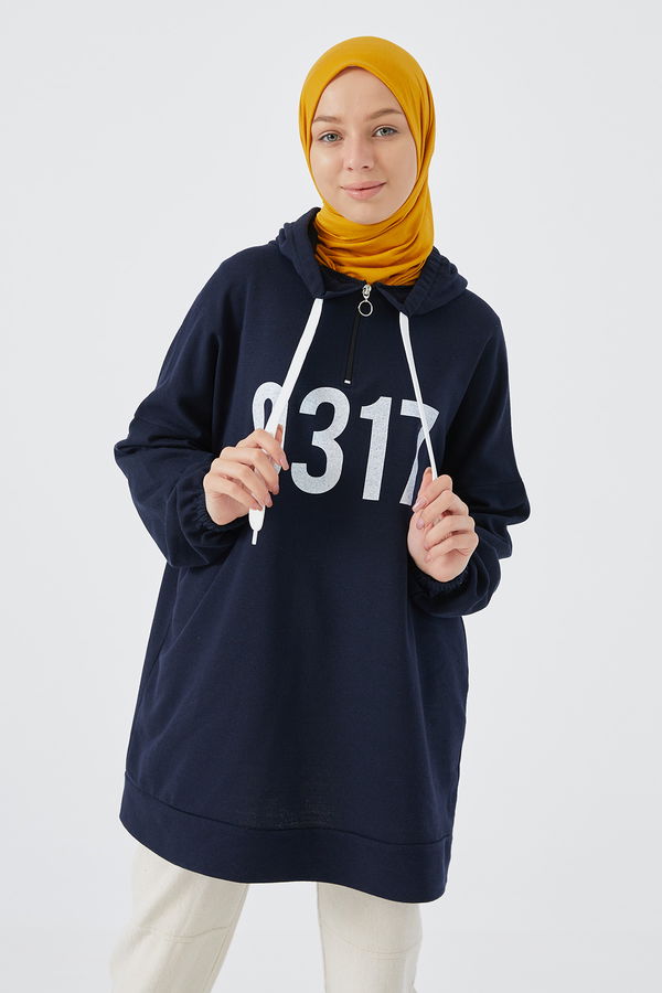 3905-LACIVERT Sweat