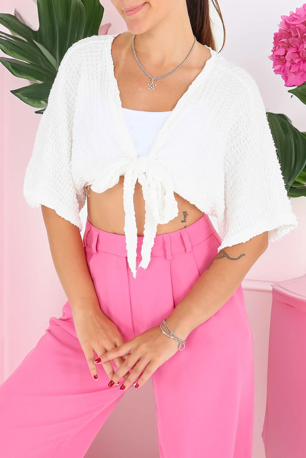 Bağlamalı Bluz - 27539