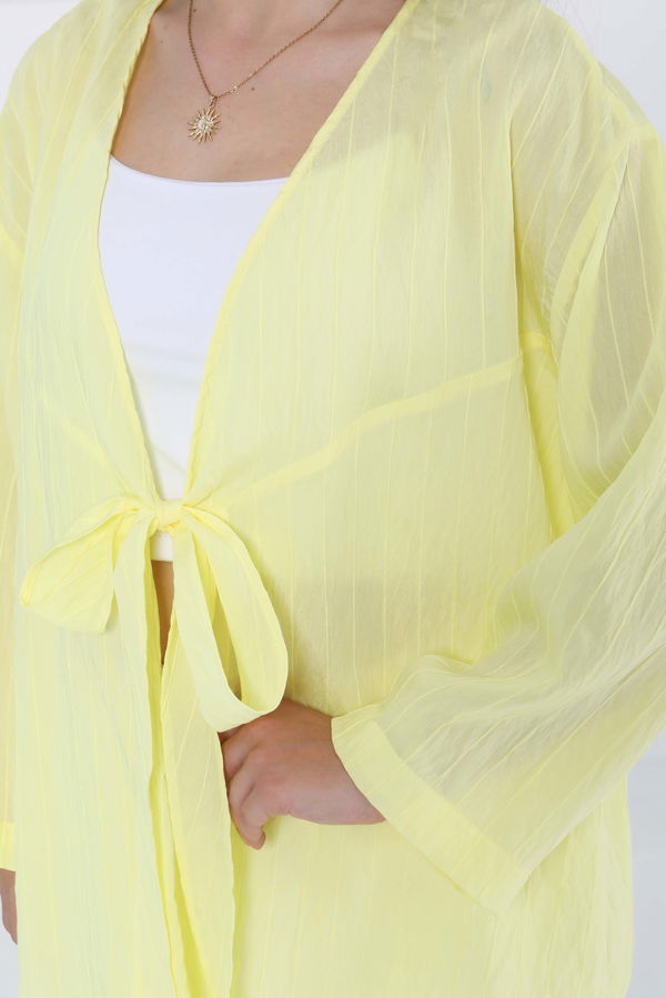 Bağlamalı Kimono Sari - 27388