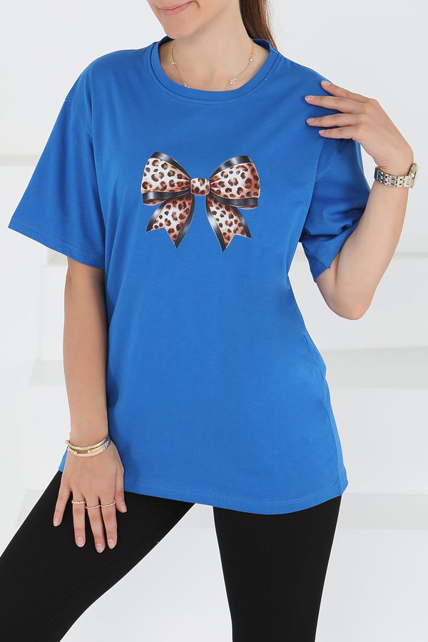 Baskılı Kısa Kollu T-Şhirt - 27501