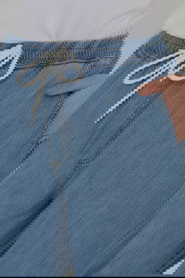 Beli Lastikli Kot Pantolon - 27037