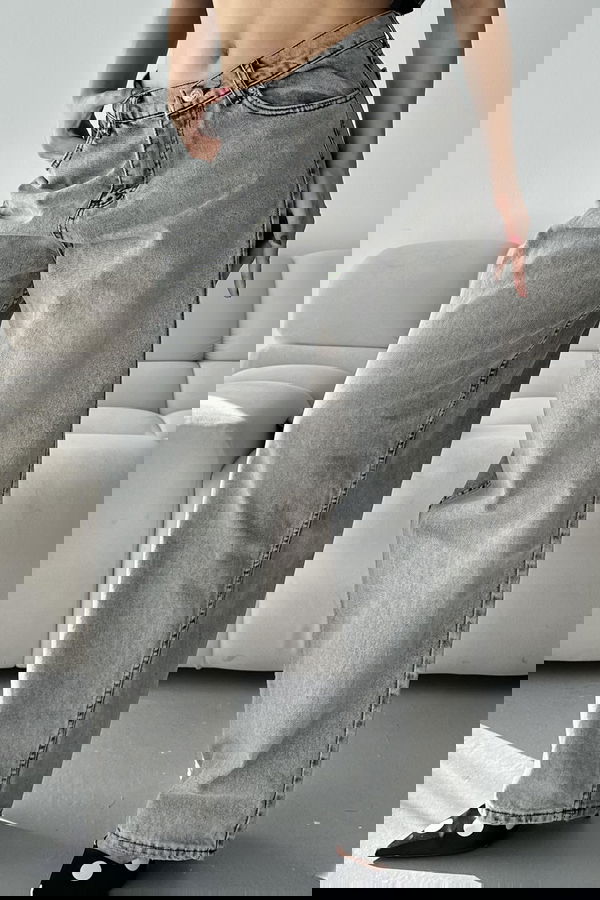 Bıyık Baggy Kot Pantolon - 27268