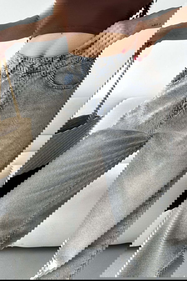 Bıyık Baggy Kot Pantolon - 27268