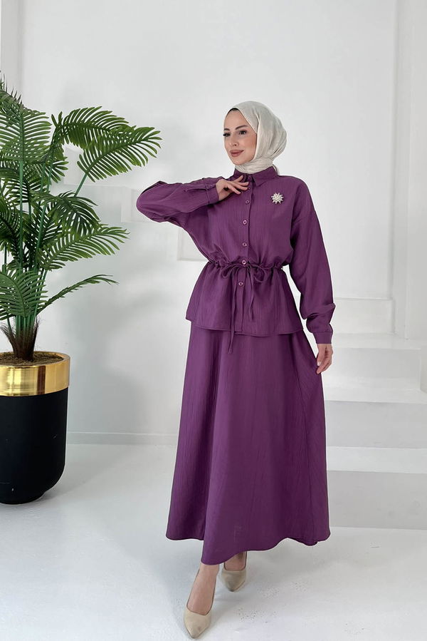 Bröşlü Etekli Takım - 27008